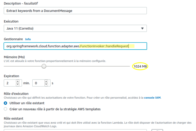 aws-function-parametres-de-base